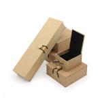 Earrings Necklaces Fabric Jewelry Box / Jewelry Storage Gift Boxes Yellow Color