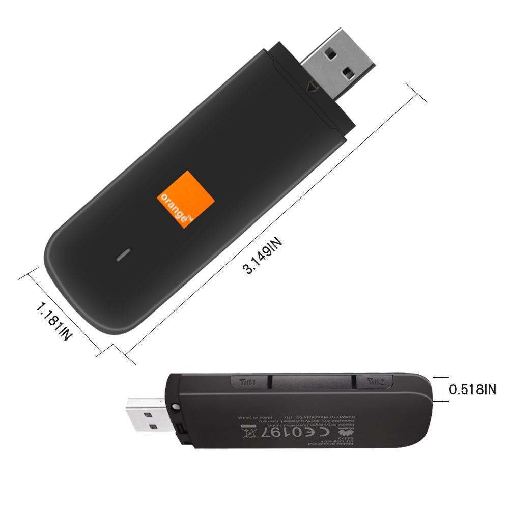 Unlocked Huawei E3372s-153 with Antenna Hotspot USB Modem