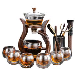Wholesale Bamboo Stand Borosilicate Glass Tea Infuser Cup from china suppliers