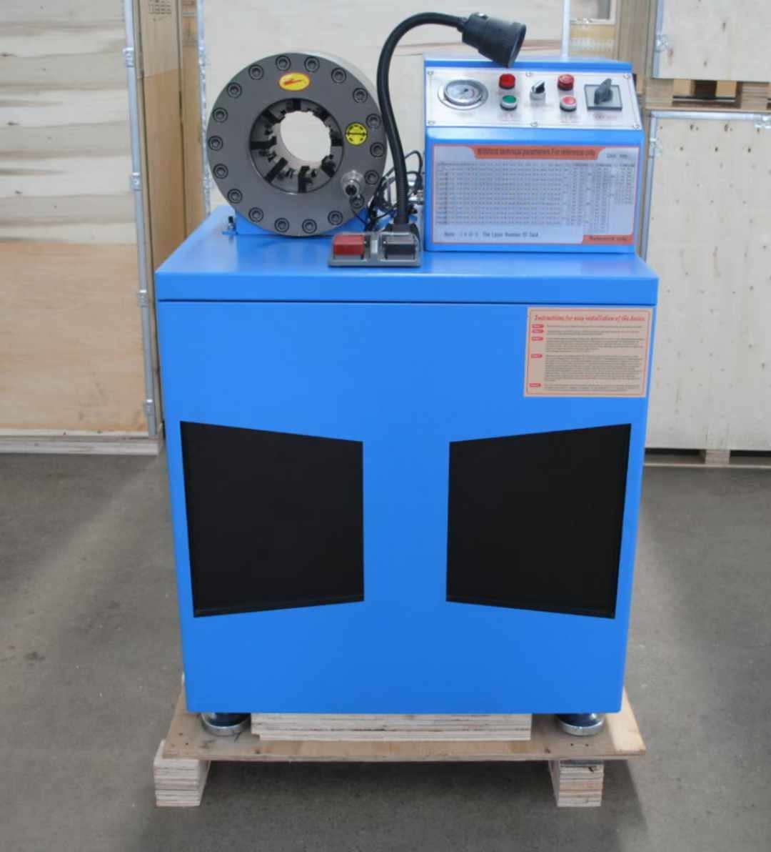 2 Inch New Model Big Power 4 Kw Working Efficiency 500 Pieces Per Hour Portable Hose Crimping Machine Excavator Hose Press Tool Hydraulic Hose Crimper