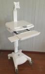 Medical computer trolley aluminum alloy material all-in-one cart