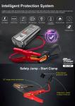 Car Emergency Battery J1203 Peak 3000A 20000mAh Boost Jump Starter for 8.0L