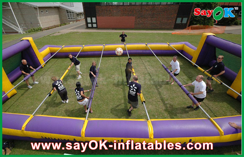 Inflatable Football Toss Game Big Inflatable Sports Games Soccer Football Goal Gate Filed For Advertising