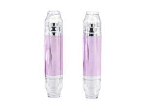 Wholesale 15ml Double Ended Airless Pump Bottles Round Shape Skincare Cosmetic Packaging from china suppliers