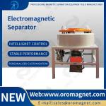 Powder Metal 30000 Gauss Industrial Magnetic Separators For Quartz Dry Power
