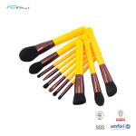 Nylon Hair Travel Makeup Brush Set 12 Pieces Essential Makeup Brushes