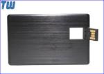 Black Color Credit Card 2GB Thumb Drives Stick Swivel Mini UDP Chip