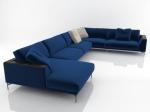U Shaped Booth Seating Sofa For Hotel Reception Area High Grade Customized