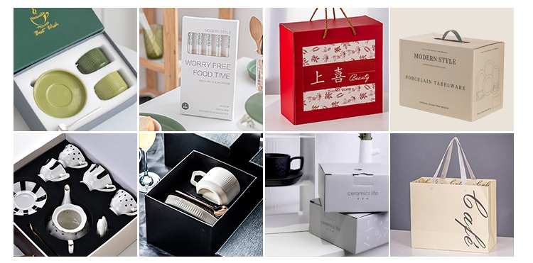 Porcelain Lunar Year Gift Tableware Perfect for Business Gifts and Christmas 2 Users