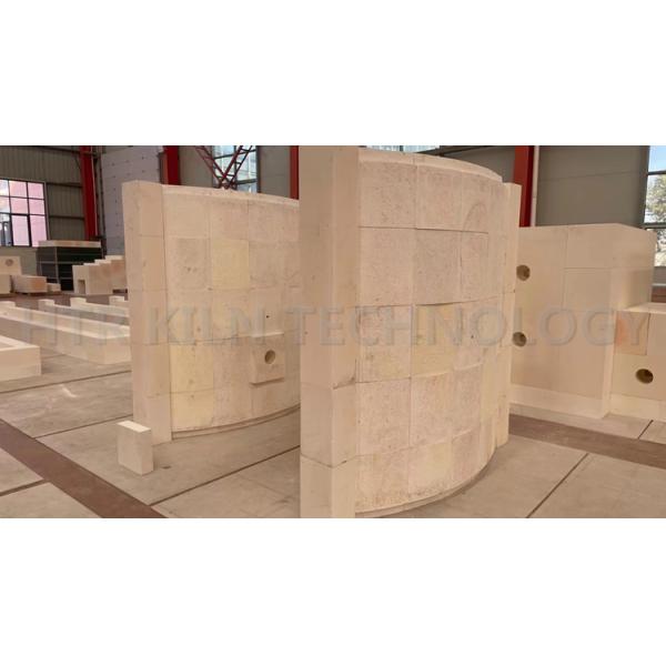 Little MgO Content Zircon Corundum Bricks for Glass Melting Furnace Erosion-Resistant