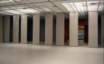 Hotel Removable Acoustic Partition Wall Aluminium Frame Melamine Surface