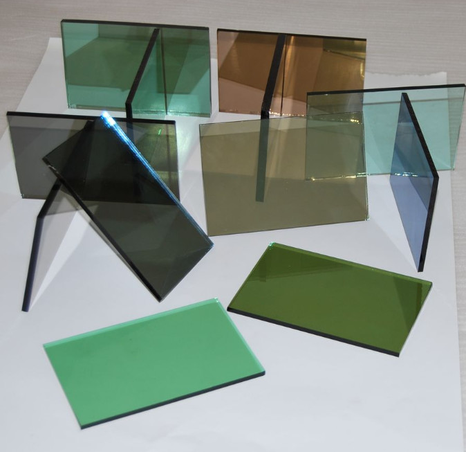 9h Reflective Toughened Glass Blue Reflective Float Glass For Construction