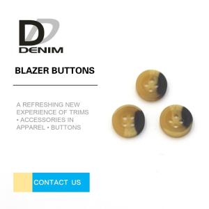 Wholesale High Durability Navy Blazer Coat Buttons For Single - Breasted Jackets from china suppliers