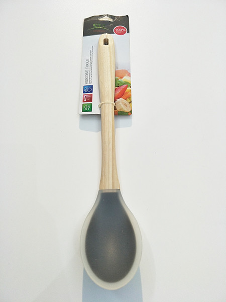 Silicone Kitchen Utensil Set Spaghetti Server Soup Ladle Slotted Spoon Slotted Turner skimmer turner spoon