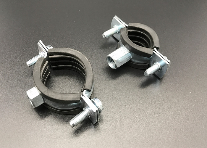 Electrical Zinc Rubber Line EPDM Pipe Clamps