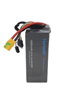 Wholesale Herewin 6S1P 25C Lipo Drone Battery Pack 16000mAh 22.8V 2C 1.96KG from china suppliers