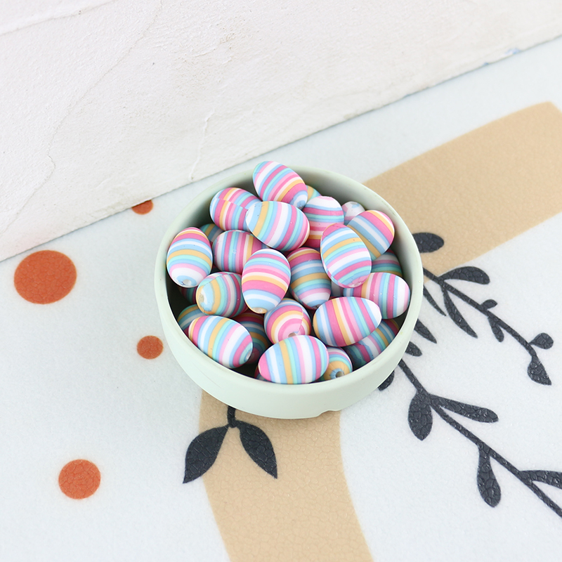Food Grade Focal Beads Silicone Chicken Eggs Bunny Shape For Pen Making