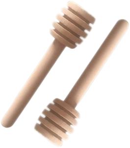 Wholesale wooden Honey Dipper Stick Mini Wooden Dispensing Collecting Kitchen Dining (3 inch) from china suppliers