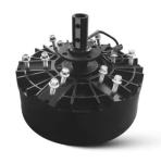 Low Moment Of Inertia AC Fan Motor PMSM Motor 380V Fan Kits durable