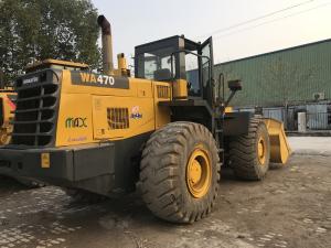 Wholesale 260hp Used KOMATSU Loader WA470-3 Wheel KOMATSU 470 Loader 32.7km/H Max Reverse Speed from china suppliers
