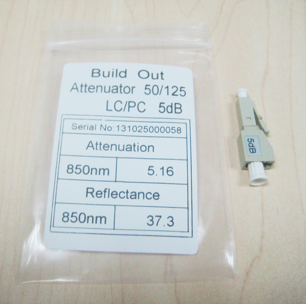 Customized PC Lc Optical Attenuator Single Mode Attenuator 1310nm