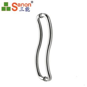 Wholesale SS201 SS304 Stainless Steel Door Handles Office Building Hardware 25Mm OD from china suppliers