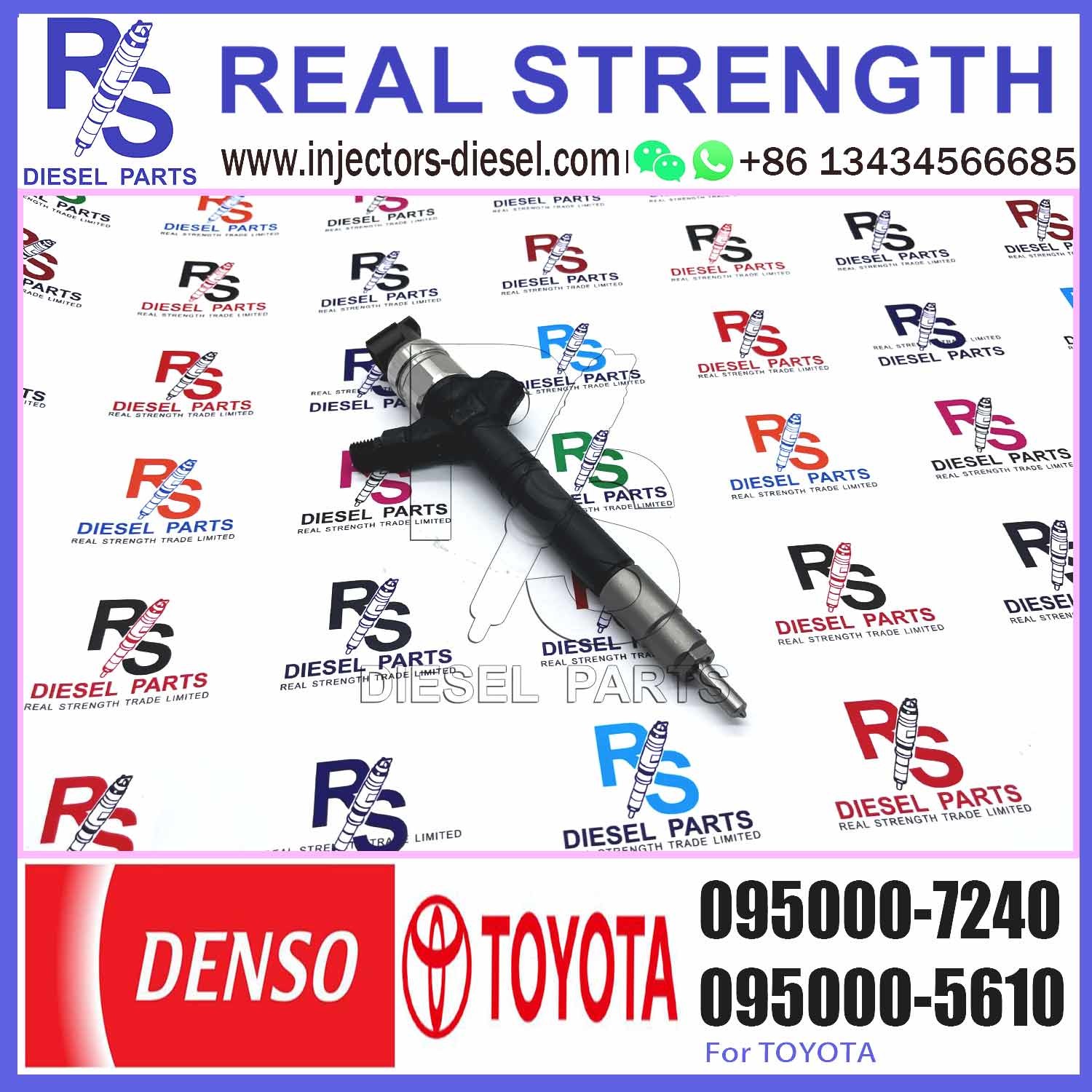 New Diesel Injector 23670-0R120 Common Rail Fuel Injector 095000-7240 For T0Y0TA C0R0LLA RAV4