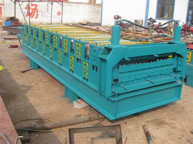 Corrugated Iron Roofing Sheet Double Layer Roll Forming Making Machine