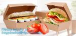 Custom Food Grade Paper Doughnet Box Wholesale,fast food take away paper box,