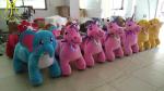 Hansel walking stuffed electric children zoo animals kiddie ride