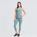 Cross Back Women Tank Top High Impact Bra Loost Fit Lightweight