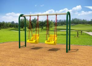 Wholesale Outdoor Backyard Childrens Swing Set With Reinforced Connectors KP-G010 from china suppliers
