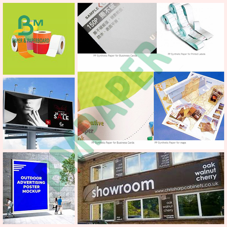 Eco Solvent Printable Waterproof  Synthetic Paper Of Poster Paper