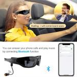 720p Bluetooth Video Sunglasses Recording For Trekking Walking Golf Outdoor