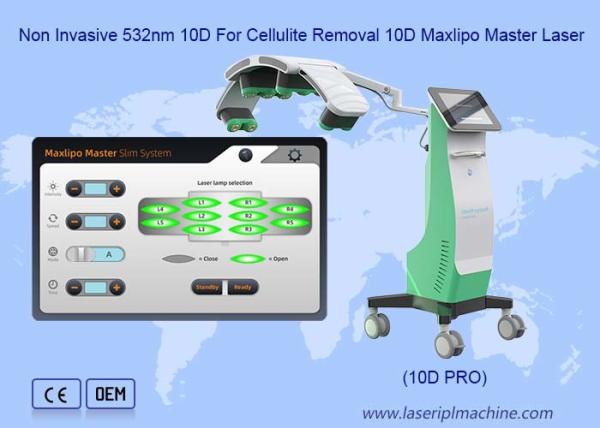 Vertical 10d Rotating Maxlipo Cold Laser Machine Loss Weight Knee Arthritis