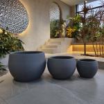 Durable And Stylish Fiber Clay Planter Collection For Restaurant