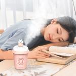 152x90x90mm 1200mAh Wireless Air Purifier Humidifier For Car