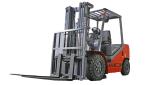 Large Four Wheel Electric Forklift , Diesel Engine Very Narrow Aisle Forklift