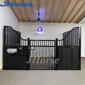 Wholesale Modern bamboo horse stable with Welded Steel Structure Bamboo Fillin Wood Customized Color from china suppliers