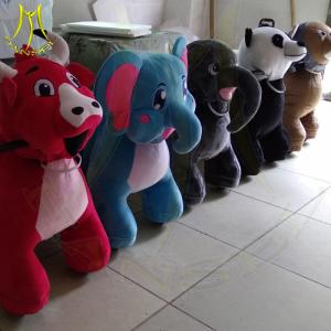 Wholesale Hansel hot selling electronic battery operated kids stuffed ride on animals from china suppliers