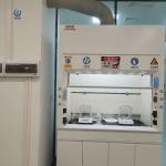 Anti Corrosion Lab Ventilation Hood Steel Laboratory Fume Cupboard 100W