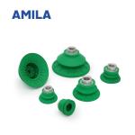 Wear Resistant Bellows Suction Cups , 30 To 100mm Diameter Circular Gripper NBR