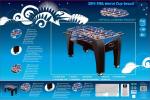 New Style Deluxe Football Table , Color Graphics Design Indoor Foosball Table