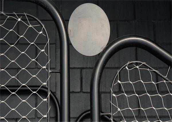 Metal Diamond 7x7 Stainless Steel Rope Mesh Decorative Fence For Railing