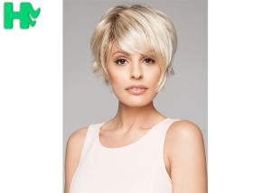 Wholesale New Arrival Sale Popular Light Blonde Synthetic Natural Look Short Wig from china suppliers