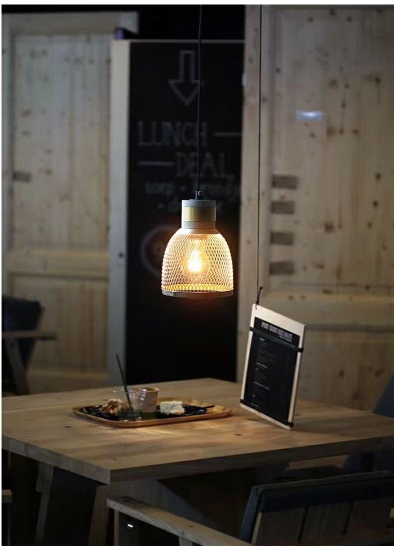 Industrial Pendant Lights Interior Iron Lampshade Bar Table living room Cement Pendant Lights(WH-VP-181)