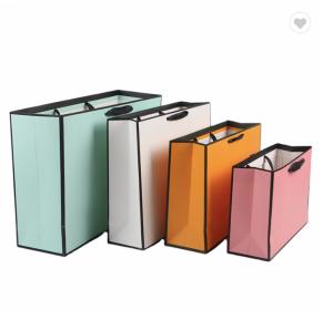 Wholesale 2022 Large Shopping Wide Gusset Paper Bags Pantone Colored Paper Gift Bags from china suppliers