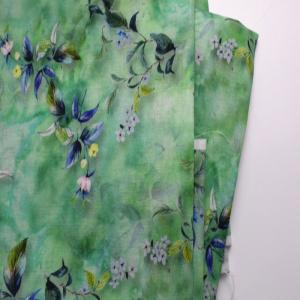 Wholesale Ramie Hemp Polyester Lycra Sublimation Printing Fabric For Garment from china suppliers