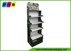 Wholesale Food Floor Standing Cardboard Retail Display Stands With Five Trays FL193 from china suppliers