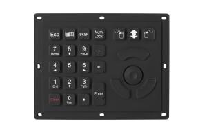 Wholesale Black Silicone 22 Key Keyboard For Diagnostic Equipments / Operation Rooms from china suppliers